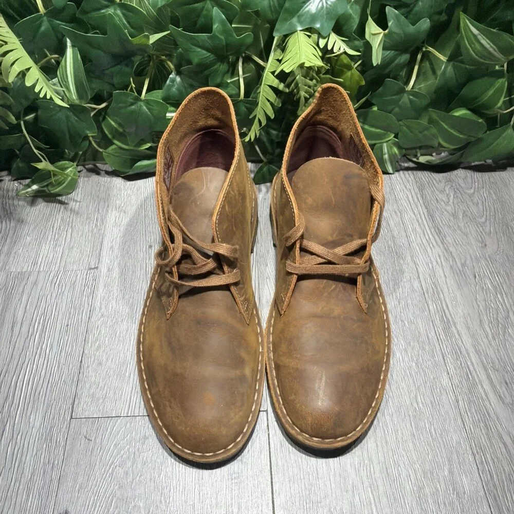 Clarks Originals Desert Boots Men's Chukka Beeswax Brown size 7.5